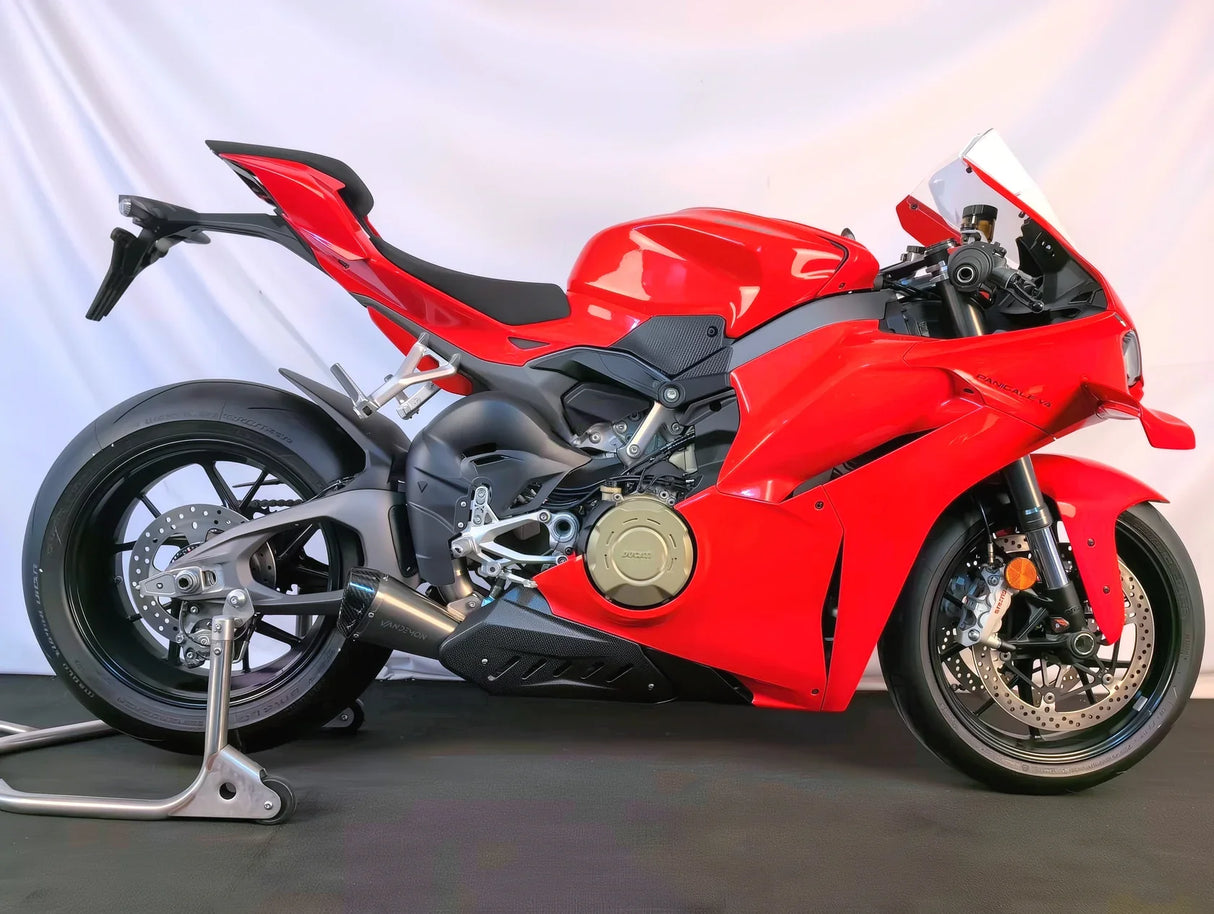 Vandemon Ducati Panigale/ Streetfighter V4 V4S Vandemon All Titanium LM Slip-On 2025-2026 DUCV4PANTIMUFFLMB VA-163