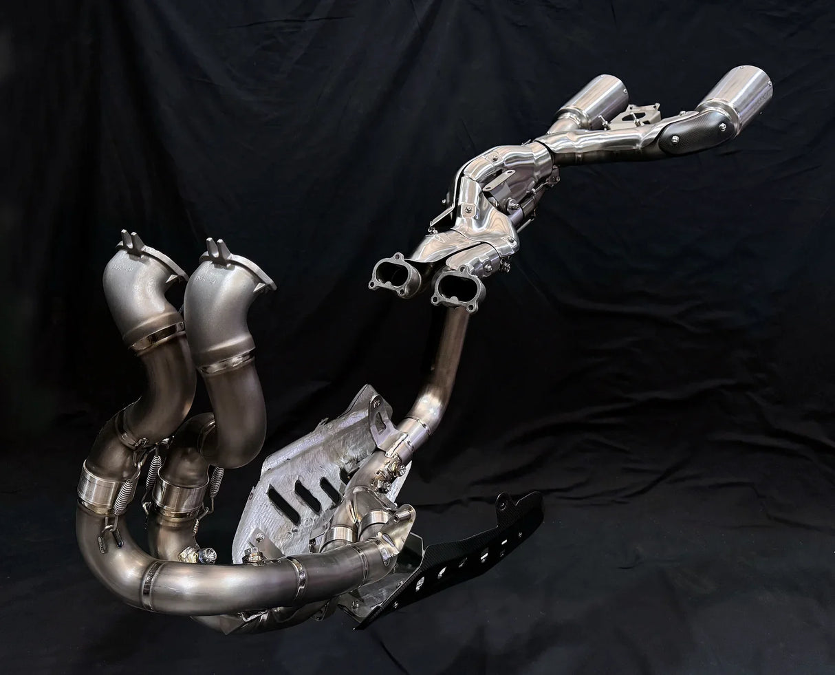 Vandemon Ducati Panigale V4 and V4S 2025-2026 High Mount Race Exhaust System DUCV4PANHMEXHMESB VA-90