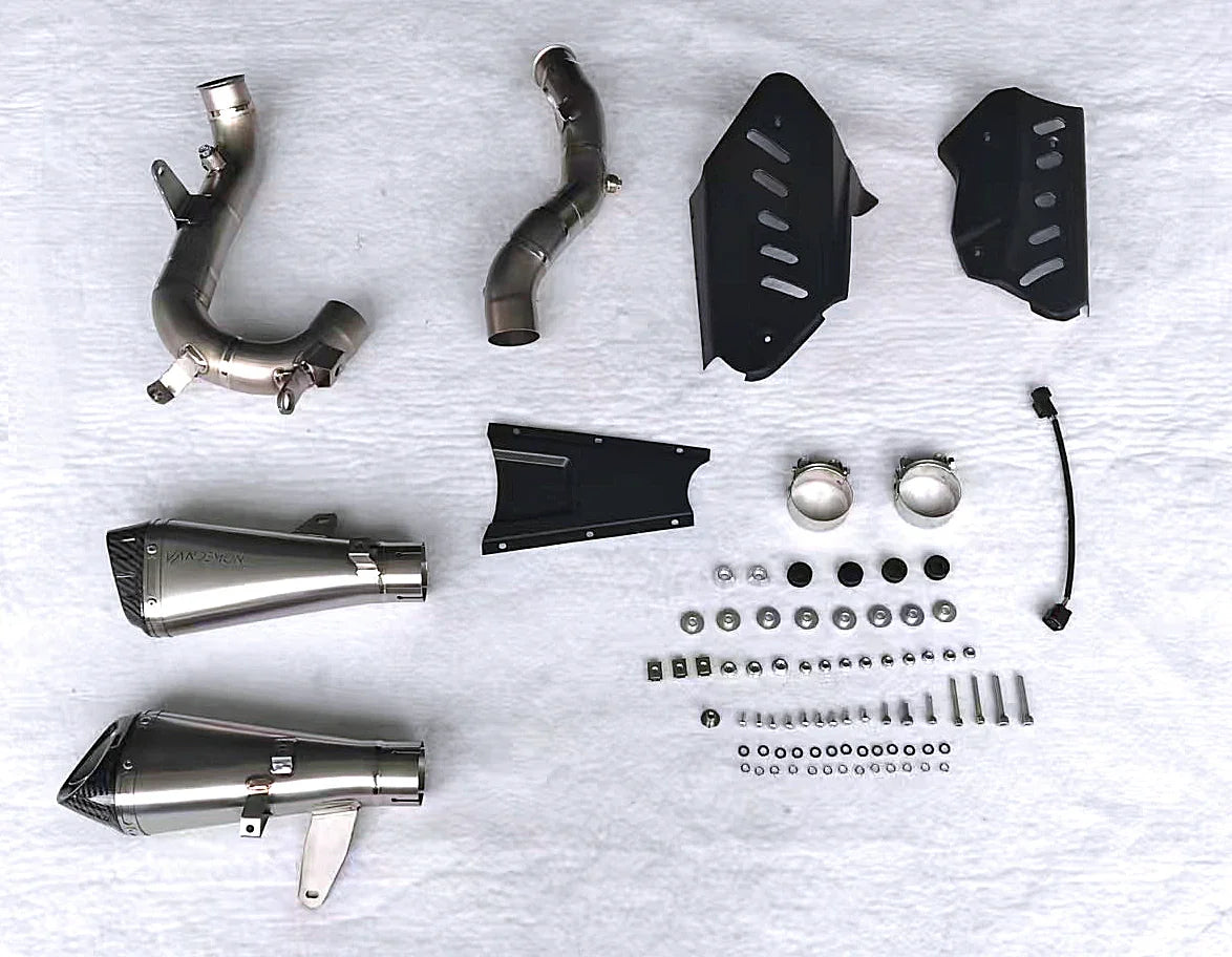 Vandemon Ducati Panigale/ Streetfighter V4 V4S Vandemon All Titanium LM Slip-On 2025-2026 DUCV4PANTIMUFFLMB VA-163