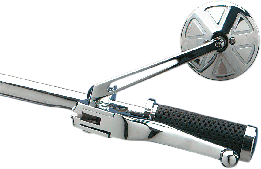 DRAG SPECIALTIES Espejo redondo con vástago largo 302156-BC4-LB16