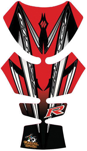 RASCAL GRAFIK Tank Pad Suz Gsx-R600/750 '06-07 Red/Blk 2 RA36189