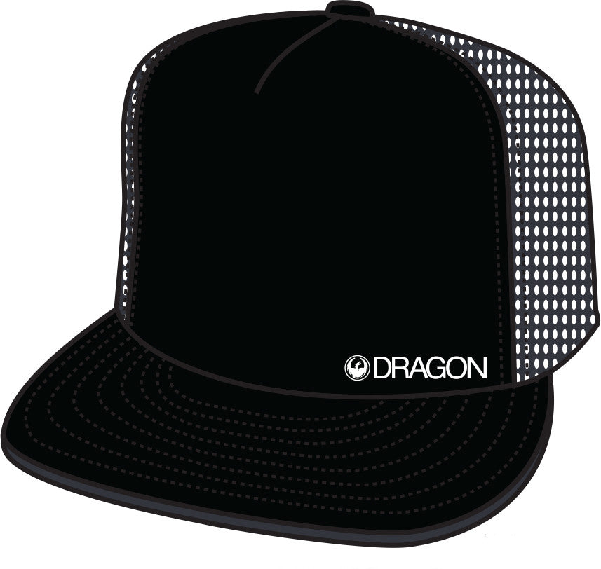 DRAGON Foam Trucker White/Black 39492OSFA100