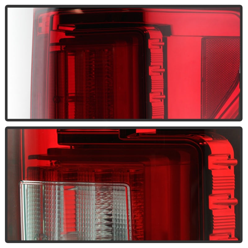 Spyder 18-19 Ford F-150 (w/o Blind Spot Sensor) LED Tail Lights - Red Clear (ALT-YD-FF15018-LED-RC) 5085764