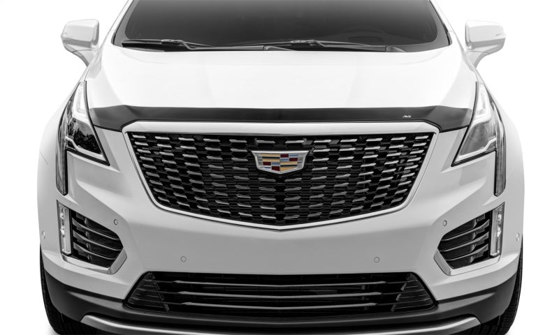 AVS 17-18 Cadillac XT5 Aeroskin Low Profile Acrylic Hood Shield - Smoke 322133