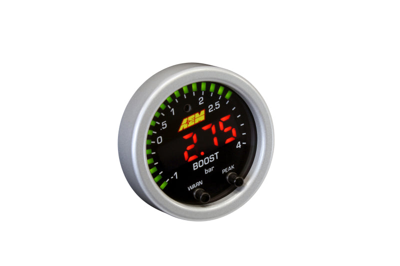 AEM X-Series Boost Pressure -30inHg 60psi Gauge Kit 30-0308