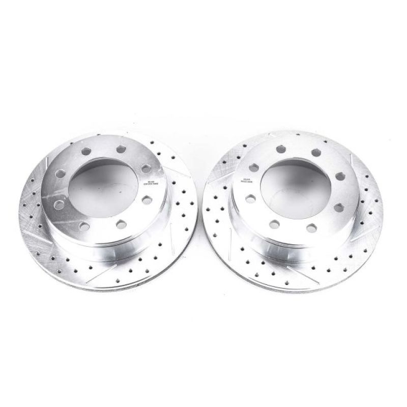 Power Stop 02-06 Chevrolet Avalanche 2500 Rear Evolution Drilled & Slotted Rotors - Pair AR8644XPR