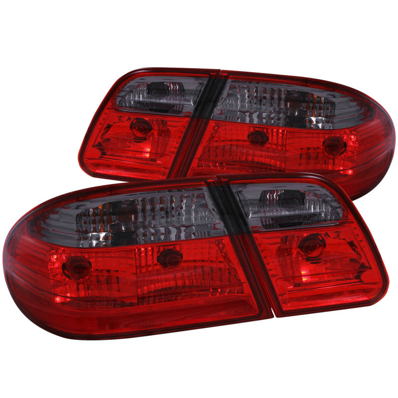 ANZO 1996-2002 Mercedes Benz E Class W210 Taillights Red/Smoke G2 221207