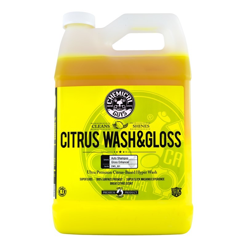 Chemical Guys Citrus Wash & Gloss Concentrated Car Wash - 1 Gallon CWS_301