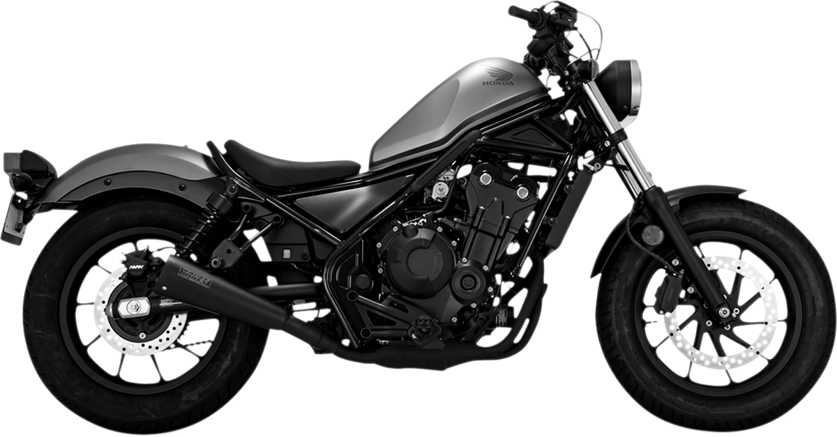 VANCE & HINES Upsweep Slip-On Muffler - Black CMX500/300 2017-2024 Rebel 48421