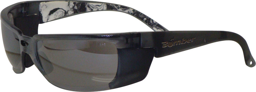 BOMBER Z-Bomb Safety Eyewear Smoke W/Mirror Lens ZF105