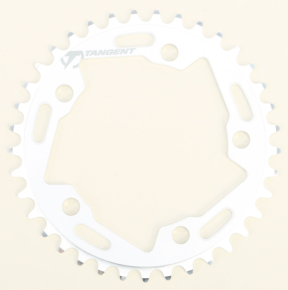 TANGENT 5-Bolt Chain Ring 37 White 2016 27-2537W