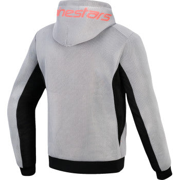 ALPINESTARS Chrome Super Airflow Hoodie - Black/Mid Gray/Red Fluo - 3XL 4200226-1196-3XL