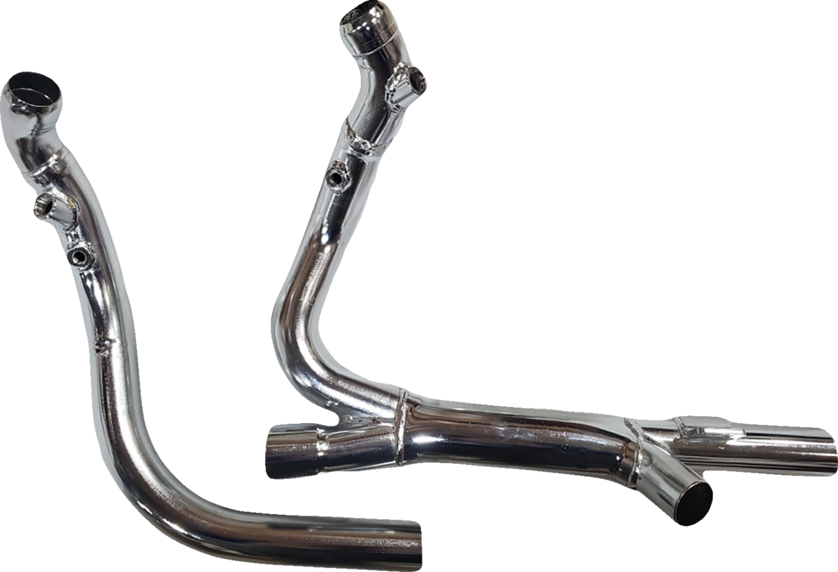 KHROME WERKS Hideaway Header For '21-'22 Thunderstroke models; works with OEM or aftermarket replacement mufflers. 200200
