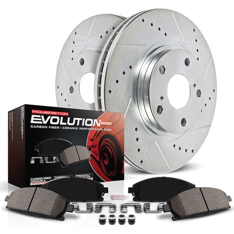 Power Stop 2021 Kia K5 Rear Z23 Evolution Brake Kit K8772