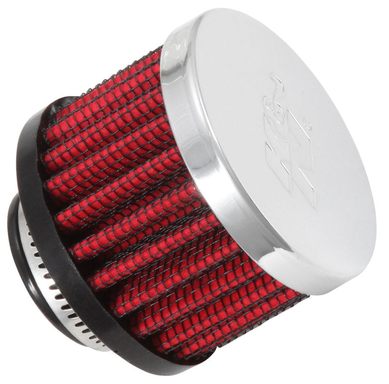 K&N 3/4 inch ID 2 inch OD 1.5 inch H Clamp On Crankcase Vent Filter 62-1360