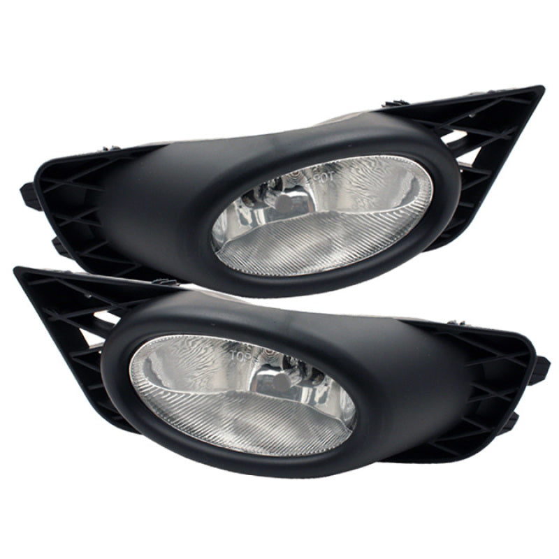 Spyder Honda Civic 09-11 4Dr OEM Fog Lights W/Switch- Clear FL-CL-HC09-4D-C 5020697