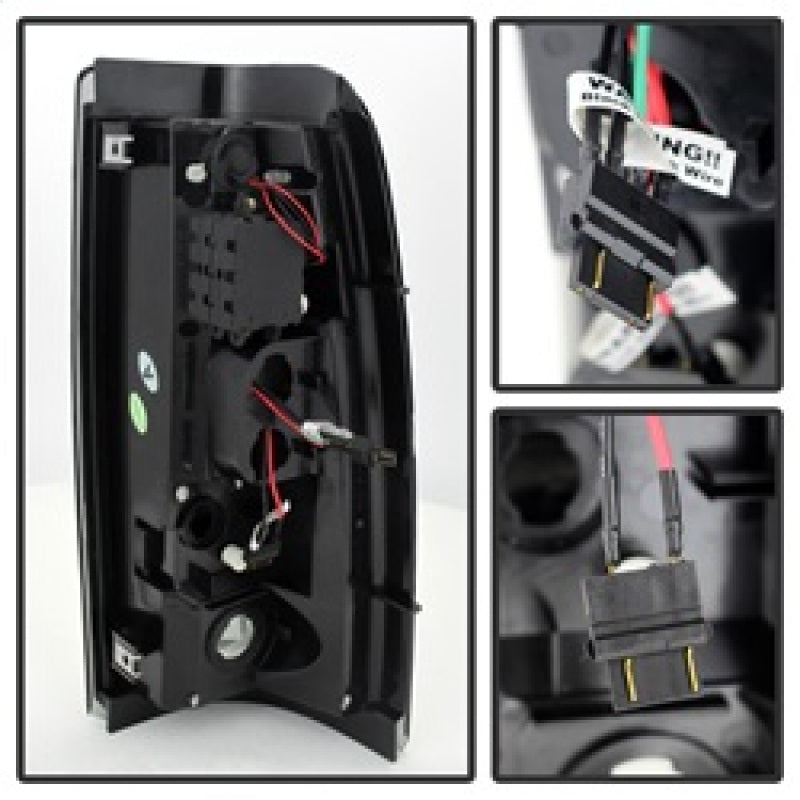 Spyder Chevy Silverado 1500 03-06 (Not Fit Stepside)LED Tail Lights Blk Smke ALT-YD-CS03-LED-BSM 5078025