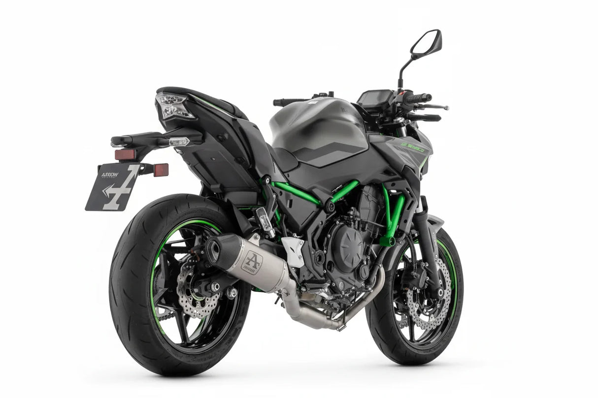 Arrow Kawasaki Z650 / Ninja 650 / Versys 650 E5+ 2025 Full System With Veloce Titanium Silencer - 77501vl