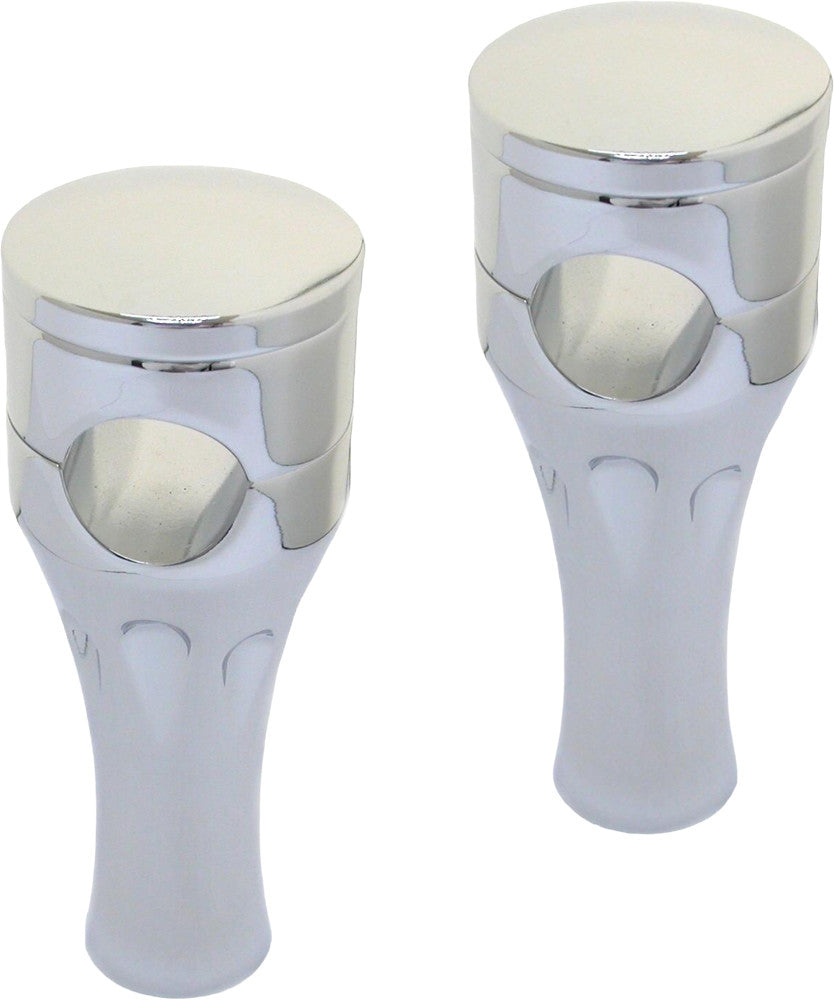 HARDDRIVE Talon Risers Chrome 6" 241662