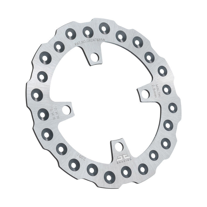 JTFront Brake Rotor Ss Self Cleaning KawJTD2001SC01