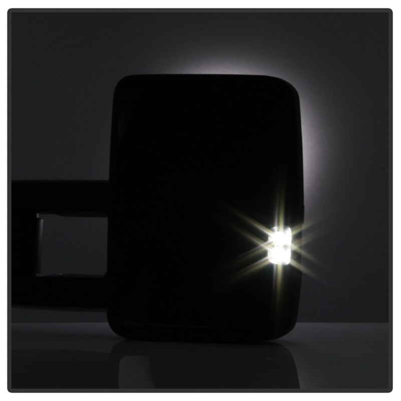 xTune Chevy Silverado 03-06 G2 Heated Smoke LED Signal Telescoping Mirrors MIR-CS03S-G2-PWH-SM-SET 9936715