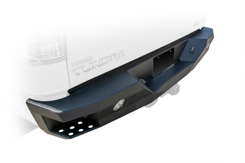 DV8 Offroad 07-13 Toyota Tundra Rear Bumper Winch Ready - Black Powdercoat RBTT2-02