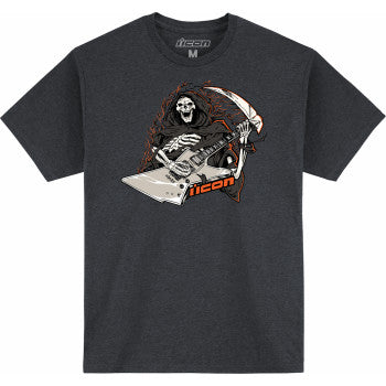 ICON Grim Shredder™ T-Shirt - Heather Charcoal - Large 3030-24351