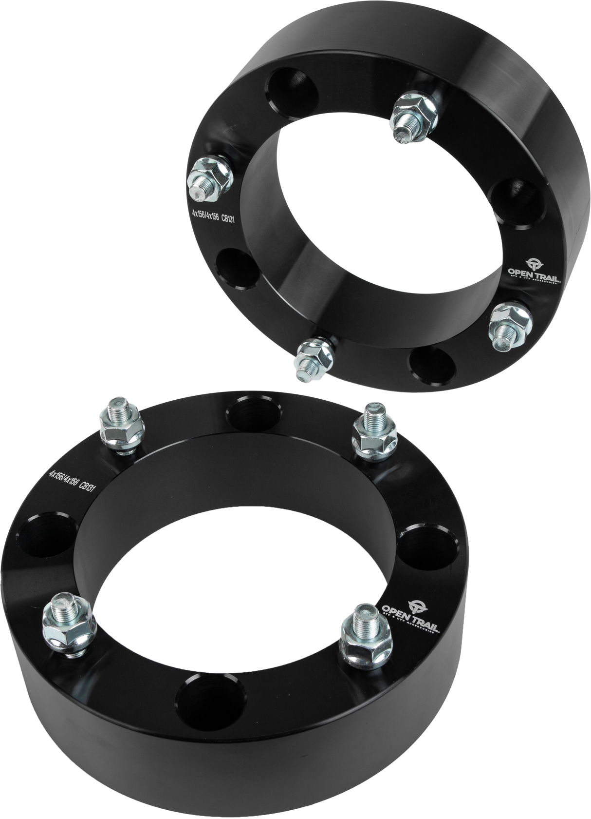 OPEN TRAILWheel Spacer 2" 4/156 Stud: 3/8" X 24AC-06661BK