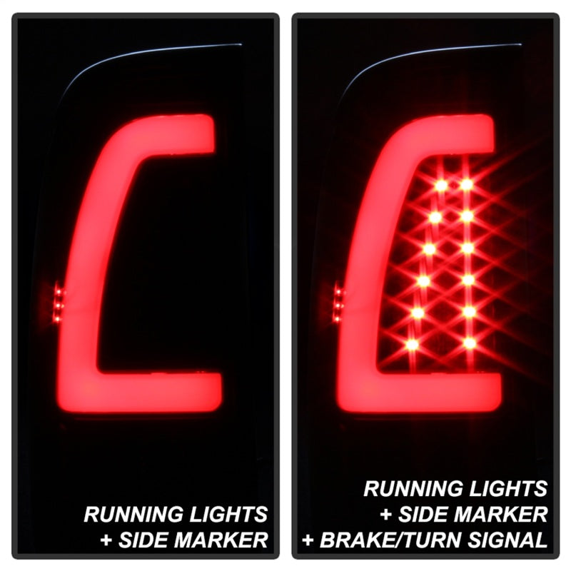 xTune 97-03 Ford F-150 Light Bar LED Tail Lights - Black Smoke (ALT-ON-FF15097-LBLED-BSM) 9038501