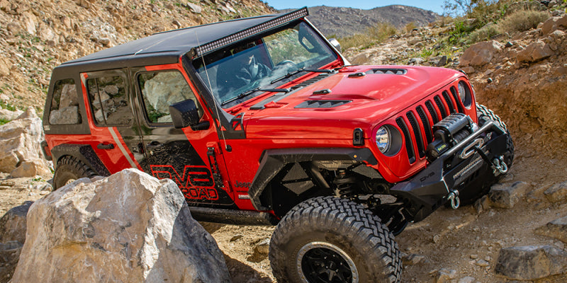 DV8 Offroad 18+ Jeep JL Rubicon Replica Hood HDMBJL-TA
