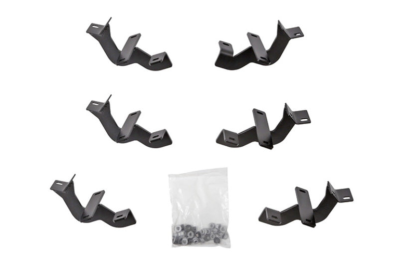 Deezee 15-23 Ford F-150/Super Duty Running Board Hex Side Step Bracket Kit DZ 66327