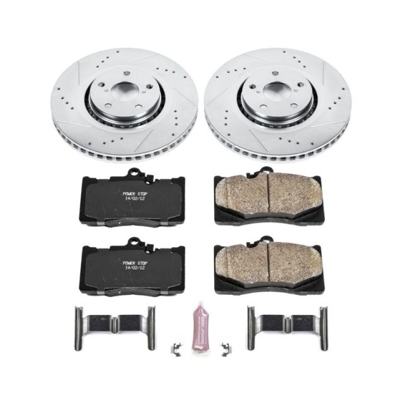 Power Stop 07-11 Lexus GS350 Front Z23 Evolution Sport Brake Kit K4633