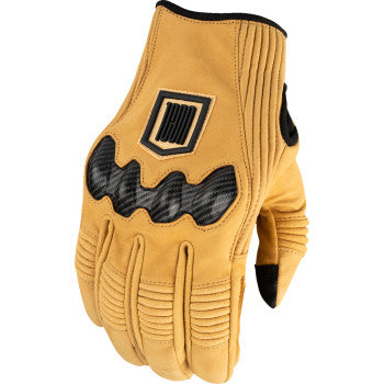 IN STOCK ICON Long Track CX™ Gloves - Tan - Large 3301-4895