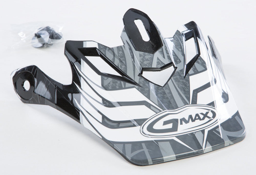 GMAX Gm-46y-1 Shredder Visor Black/Silver Youth G046022