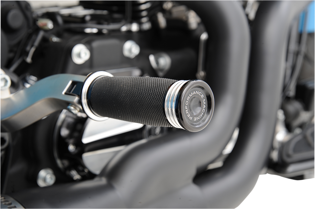 PERFORMANCE MACHINE (PM) Merc Footpegs - Contrast Cut 0035-1119-BM