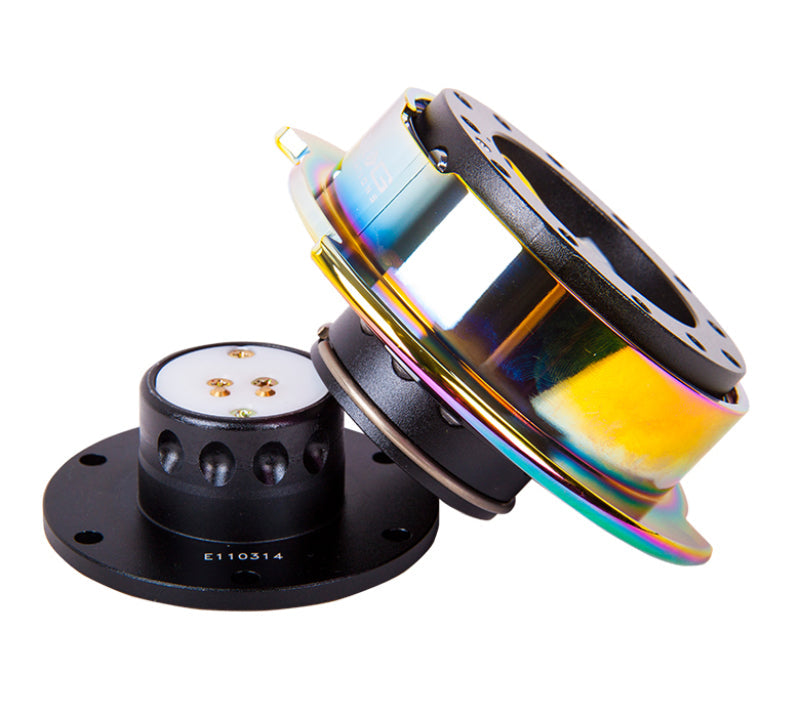 NRG Quick Release Gen 2.5 - Black Body / Neochrome Ring SRK-250BK/MC