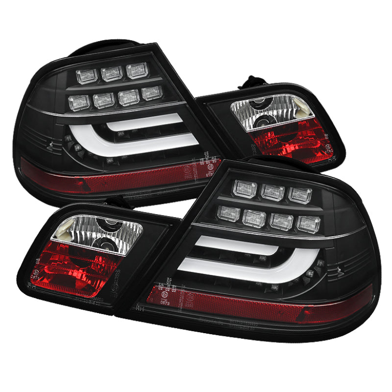 Spyder BMW E46 00-03 2Dr Coupe Light Bar LED Tail Lights Blk ALT-YD-BE4600-LBLED-BK 5073815