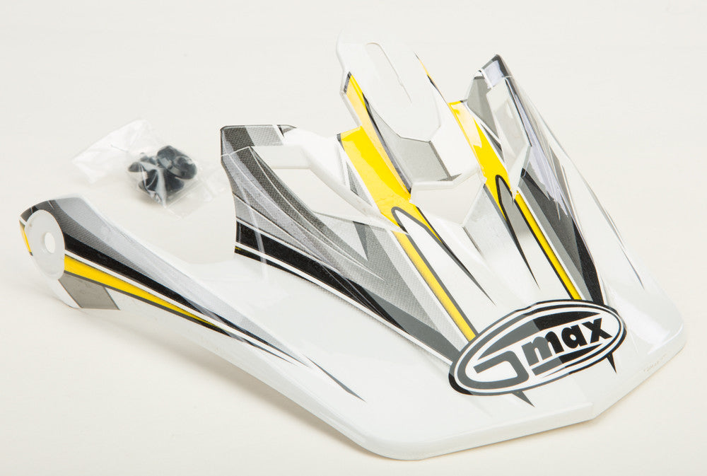 GMAX Gm-46x-1 M-3x Core Visor White/Yellow/Silver/Black G980273