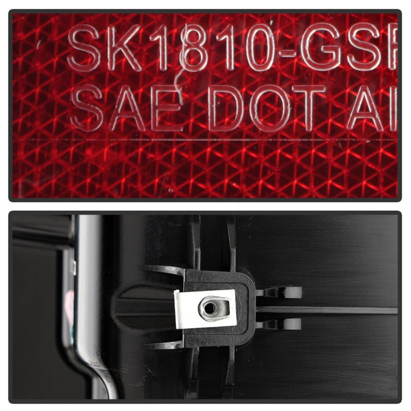 Spyder GMC Sierra 19-20 Incandescent Bulb Model Only LED Tail Lights - Black ALT-YD-GS19-LED-BK 5000286