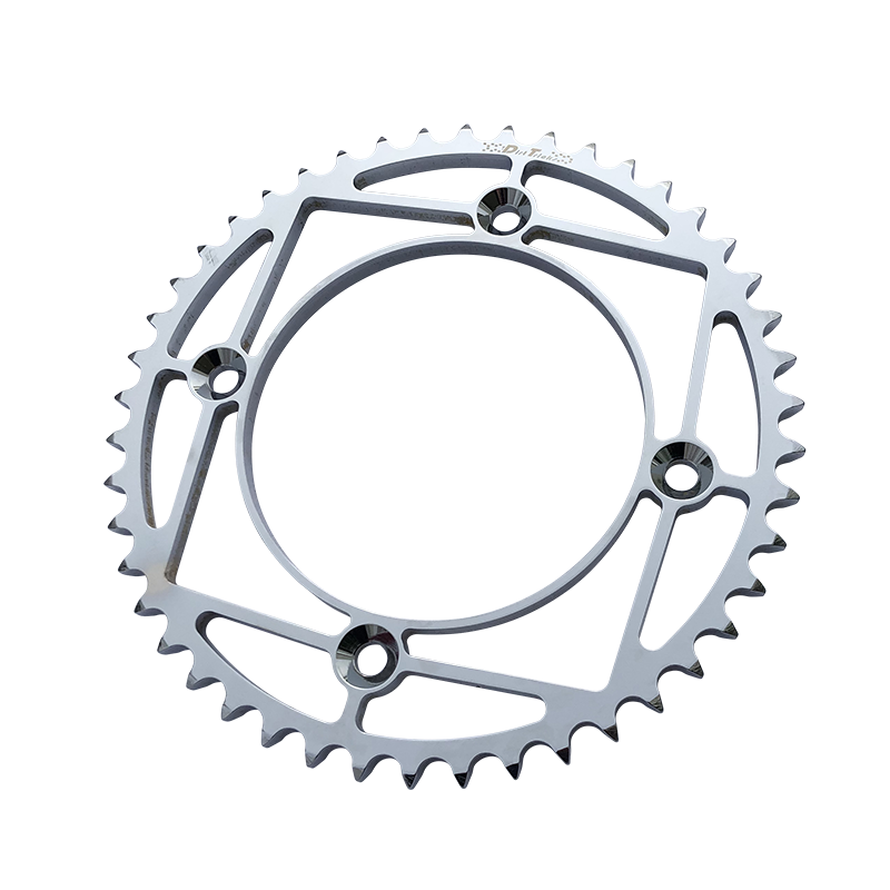 DIRT TRICKS Rear Sprocket Chromoly Stl/Zir 49t-428 Chrome Yam YZ85-49