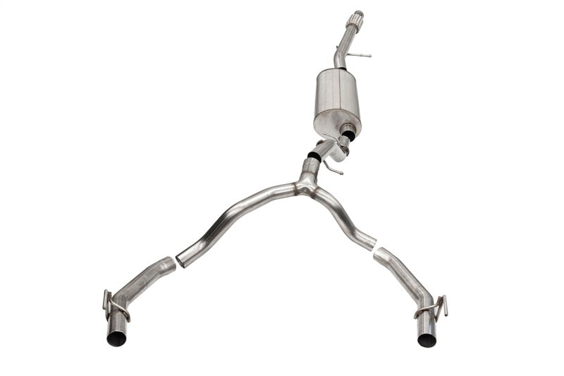Corsa 21-22 Cadillac Escalade ESV 6.2L Dual Rear 3.5/2.75in Sport Cat-Back Uses Factory Bezels 21132