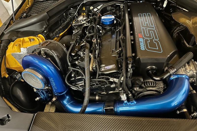 CSF Gen 2 B58 Race X Charge-Air-Cooler Manifold - Thermal Black Finish 8400B