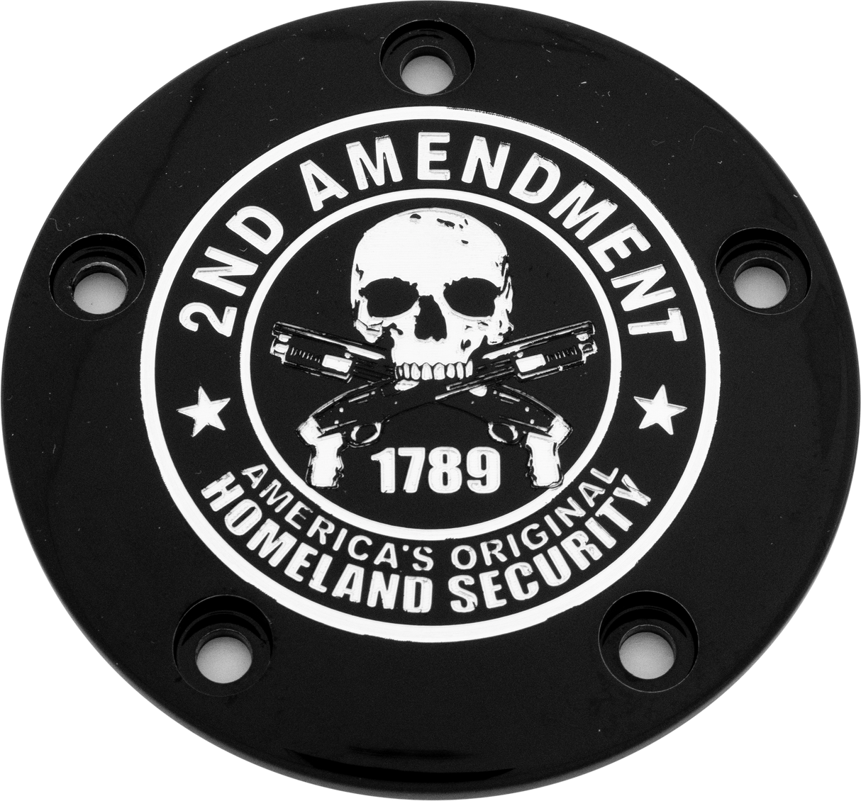 CUSTOM ENGRAVING Tc Timer Cover 2a Black PATR19-04BG