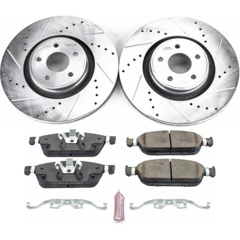 Power Stop 15-18 Ford Focus Front Z23 Evolution Sport Brake Kit K7147