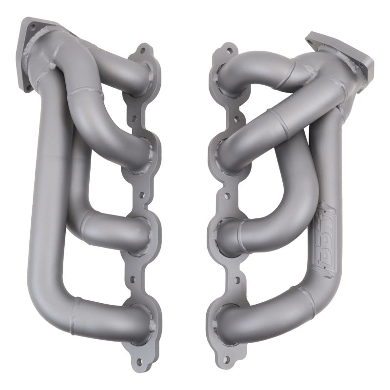 BBK 14-18 GM Truck 5.3/6.2 1 3/4in Shorty Tuned Length Headers - Titanium Ceramic 4047
