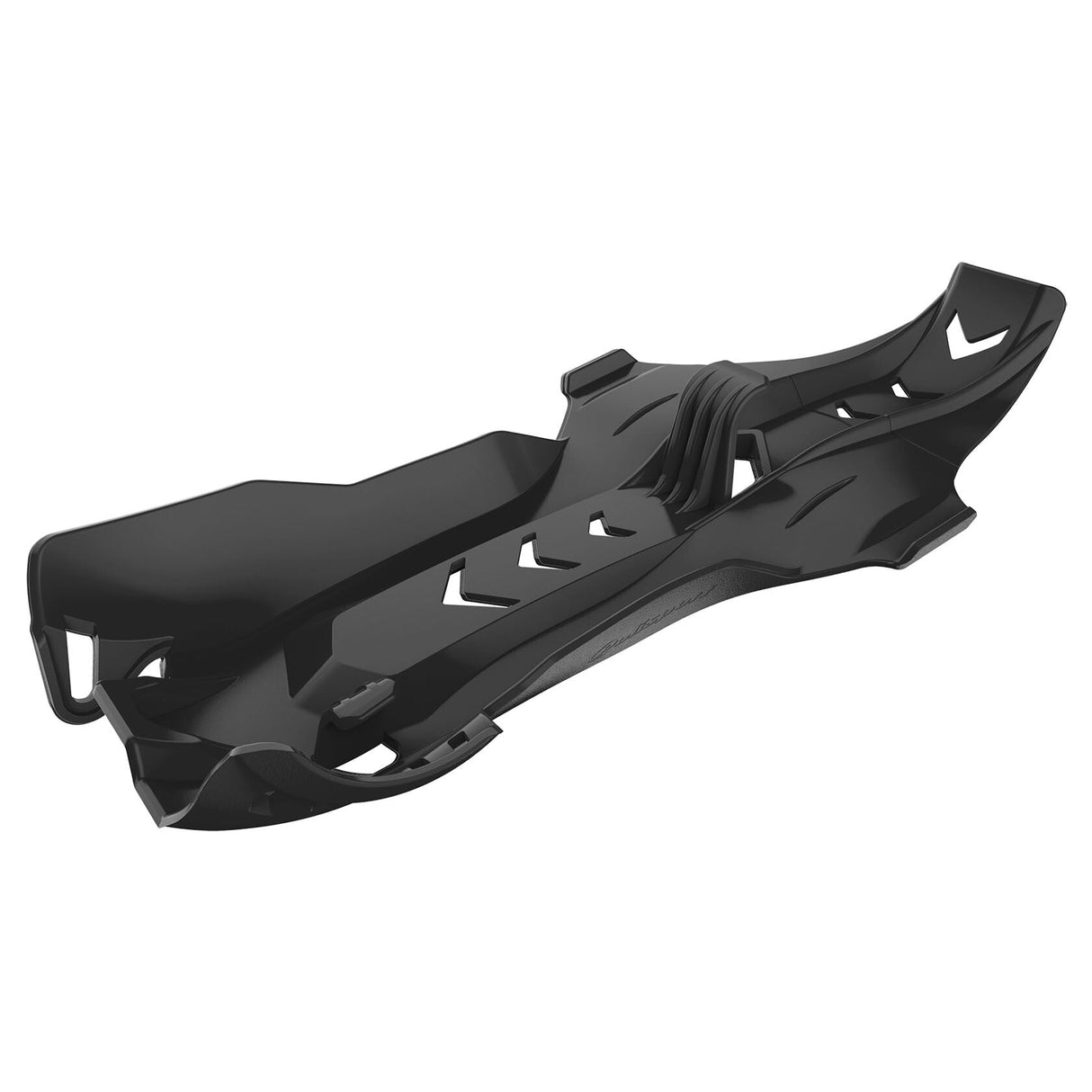POLISPORT Fortress Skid Plate W/Link Protector Black 8469000001
