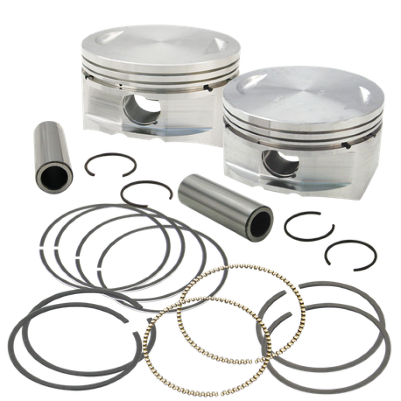 S&S Cycle 2007+ BT 3.927in +.010in Bore 106in Big Bore Forged Pistons 106-4416