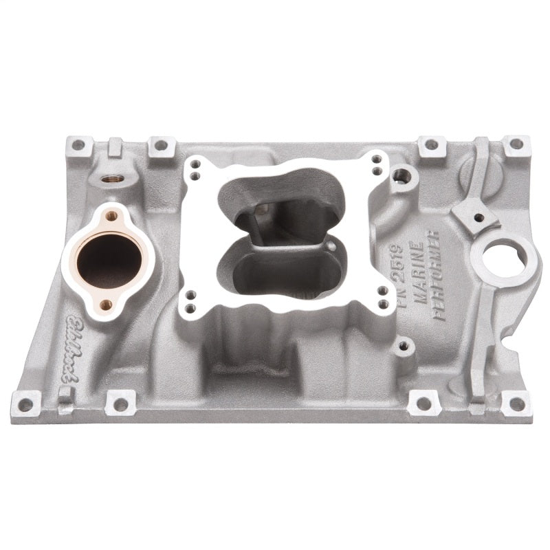 Edelbrock 96-17 Chevy 4.3 V6 Vortec Marine Engine Performer Series Intake Manifold w/8 Bolts 2519