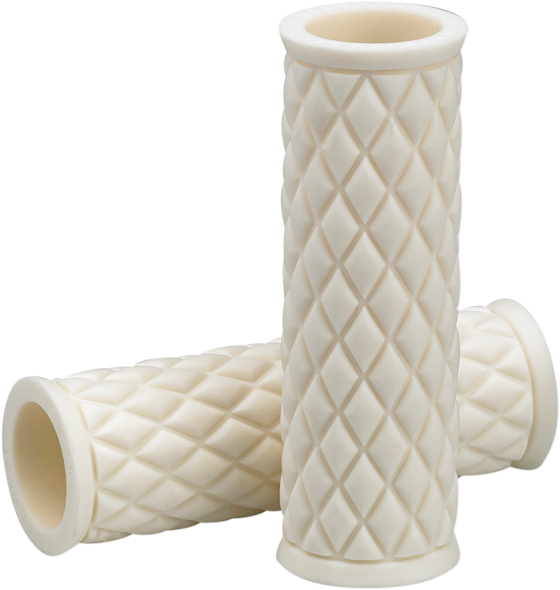 Puños BILTWELL - Aluminio - Reemplazo - Blanco 6706-0201