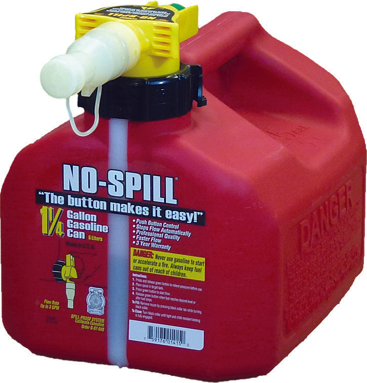 NO-SPILLGas Can 1.25 Gal 7.5x8x101415